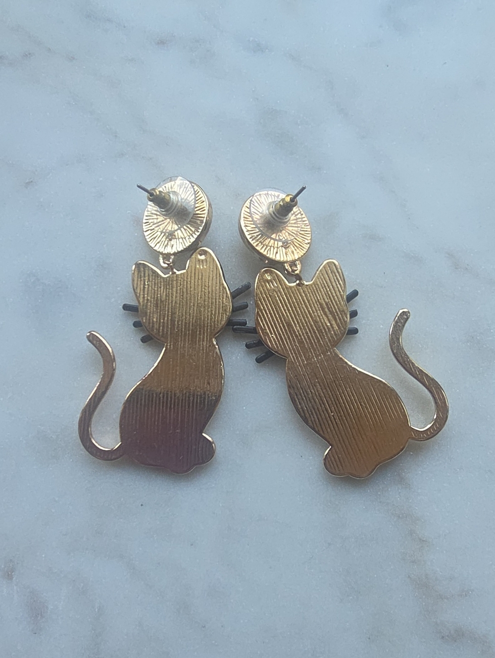 Serra Halloween black cat fashion earrings - Picture 6 of 7